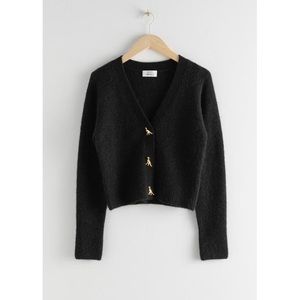 & Other Stories Cardigan with Dinosaurs